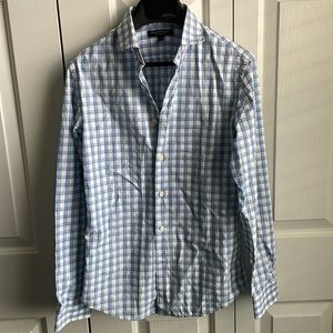 Banana Republic Grant Fit Button Up Dress Shirt